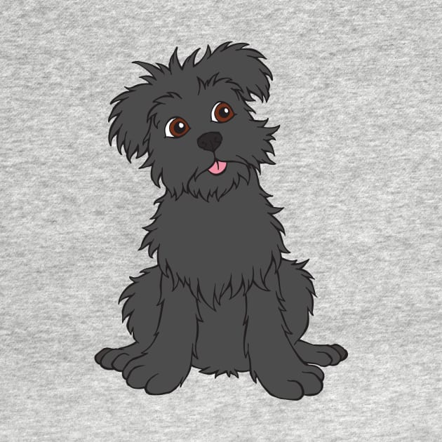 Funny Affenpinscher Monkey Terrier by samshirts